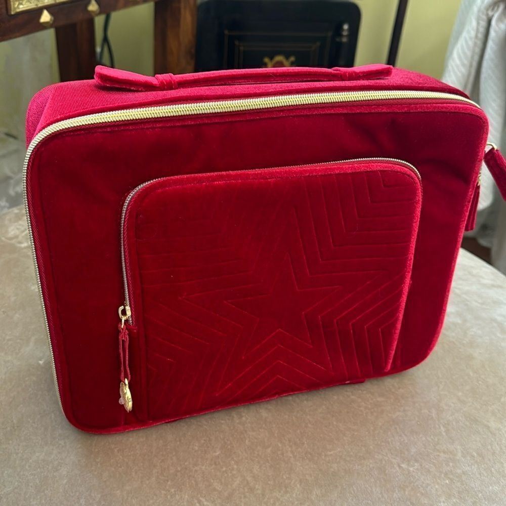 Estée Lauder *Red Velvet* Cosmetic Travel Case EUC